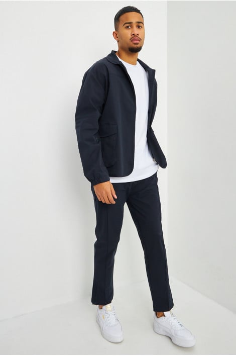 Pantalon de jogging bleu marine coupe droite